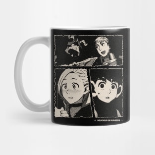 Delicious in Dungeon Gloomy Halftone Fanart Design Mug